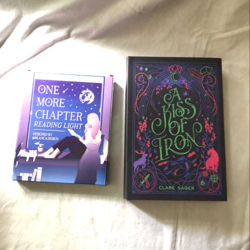 A Kiss of Iron and Fairyloot Reading Light