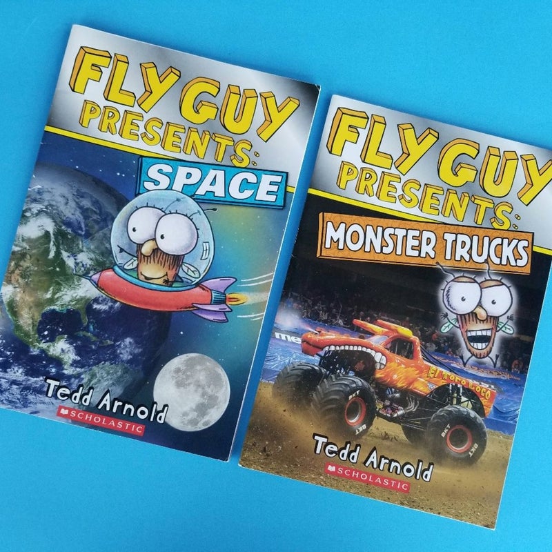 VINTAGE LOT OF FLY GUY TEDD ARNOLD HARDCOVER & PAPERBACK BOOKS HOLO/FOIL 2008-16