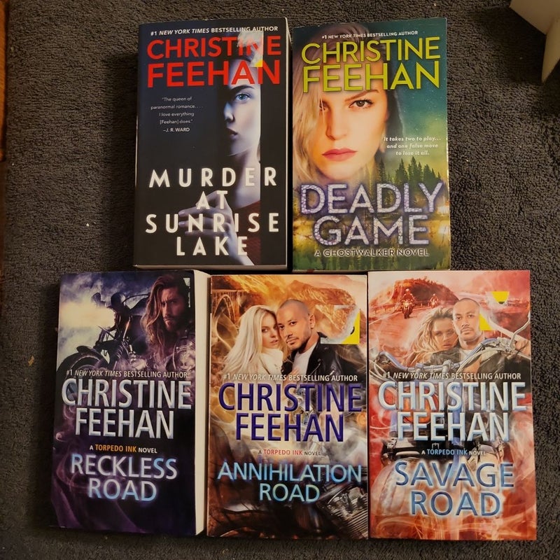 Christine Feehan Lot of 5