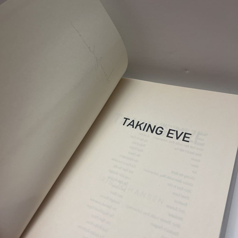 New Eve Trilogy: Taking Eve (Book 1) SIGNED