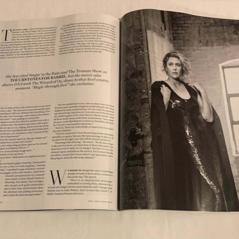 Vanity Fair Greta Gerwig “The Unstoppable” Issue 12/23 1/24 Magazine + Chanel #5 Insert 
