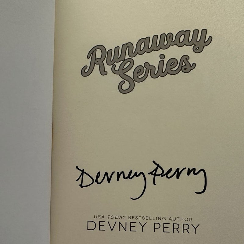 SIGNED by hand Special Edition RUNAWAY SERIES 