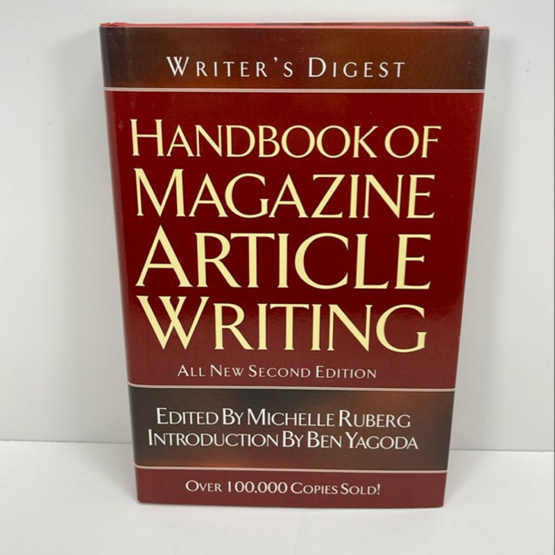 Writers Digest Handbook of Magazine Article Writing 