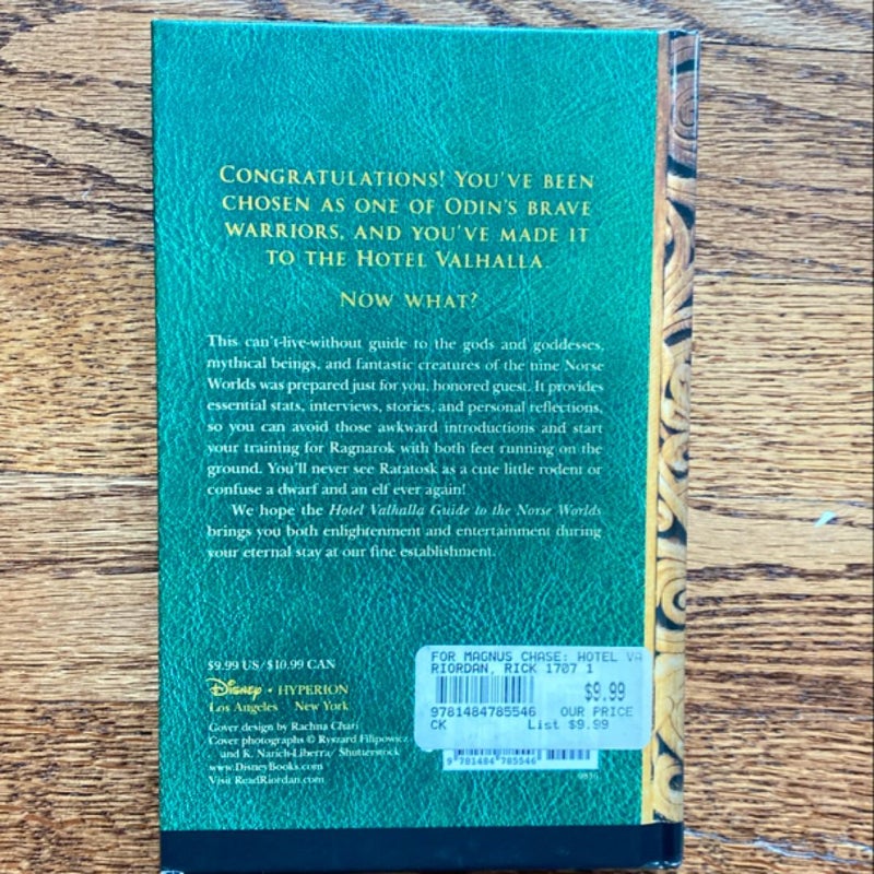 For Magnus Chase: Hotel Valhalla Guide to the Norse Worlds (an Official Rick Riordan Companion Book)