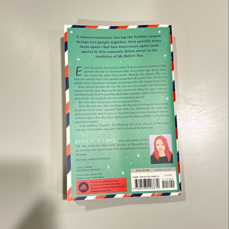 Always, in December by Emily Stone, Paperback | Pangobooks
