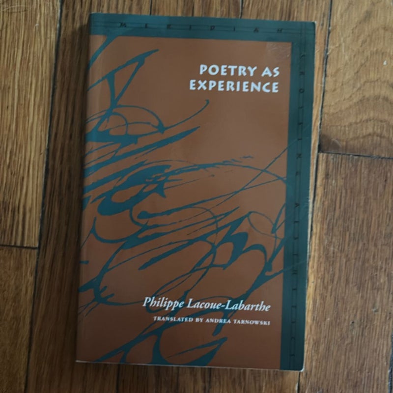 Poetry As Experience