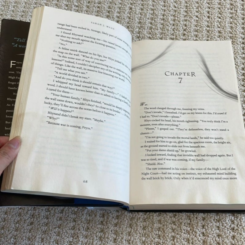 A Court of Mist and Fury original cover 