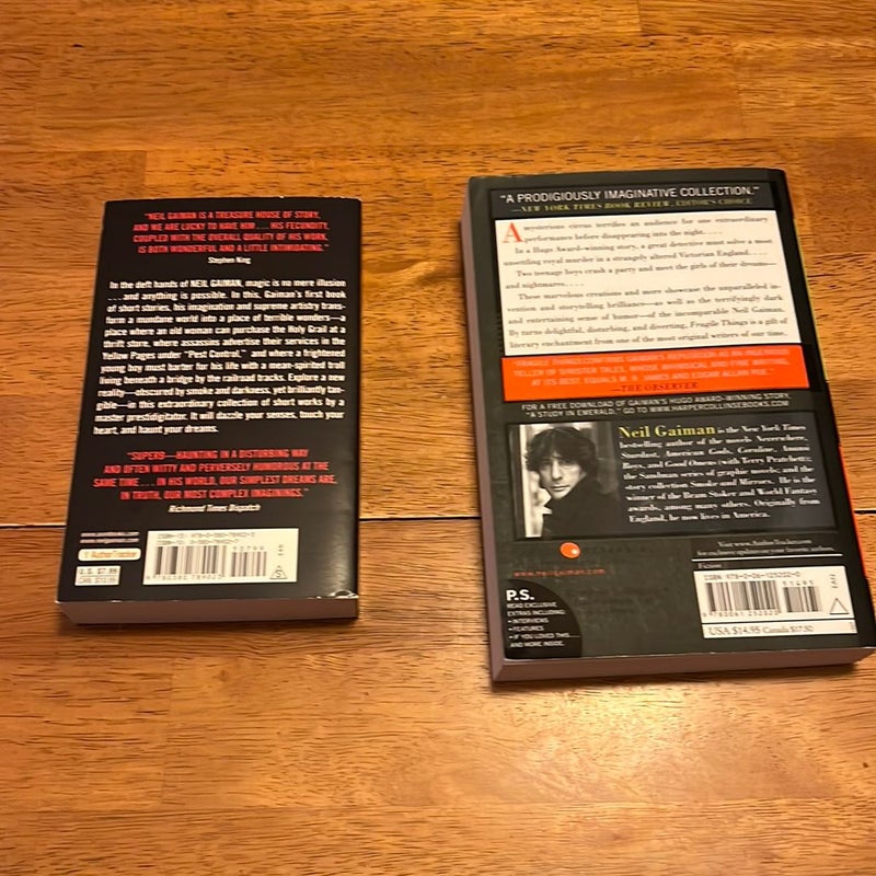 Neil Gaiman Short Story Collection Bundle 