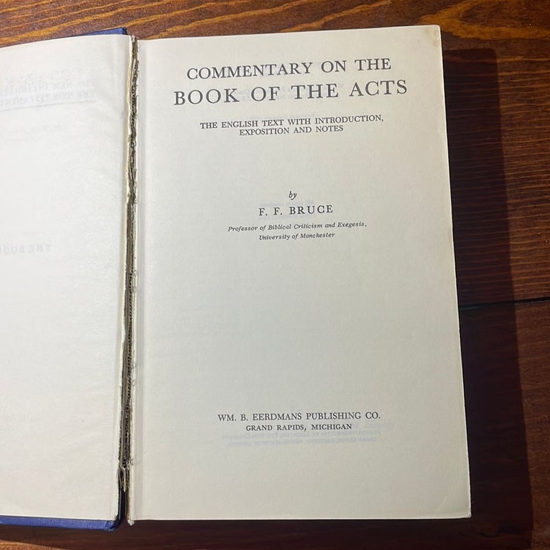 The book of Acts commentary 