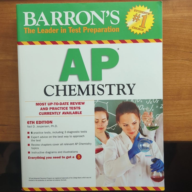 Barron's AP Chemistry, 6th Edition