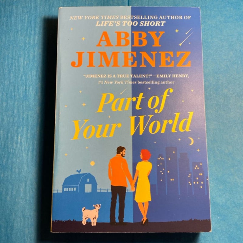 Part of Your World and Free Abby Jimenez Bookmark 