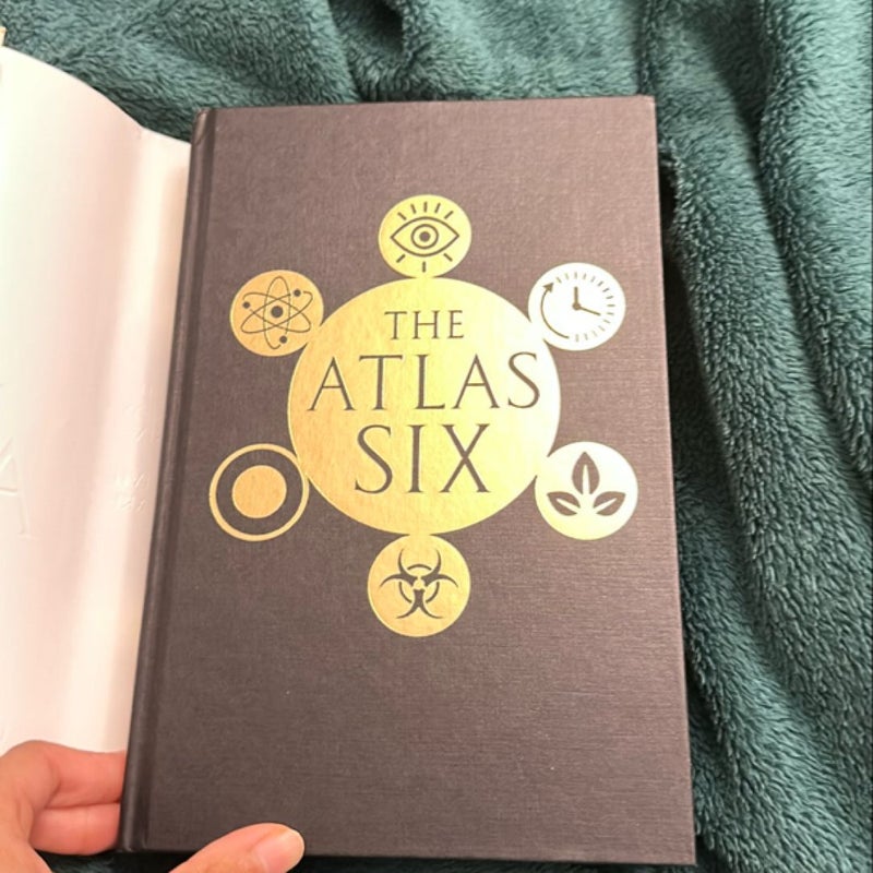 The Atlas Six: the Atlas Book 1 fairyloot edition SIGNED **Please look at description if interested in buying all 3!**