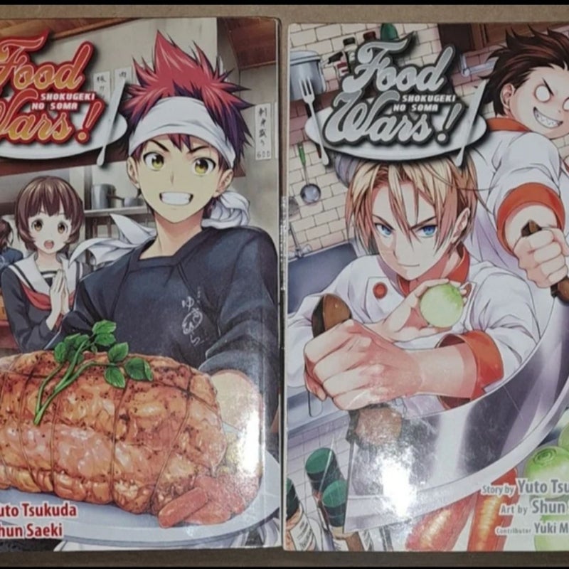 Food Wars!: Shokugeki No Soma, Volume 1 & 5