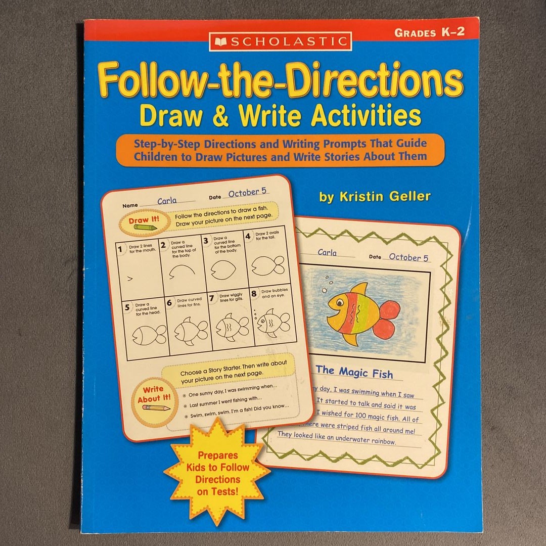 and　Write　Follow-the-Directions　Draw　Activities