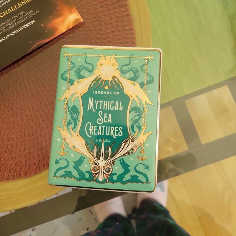 Mythical Sea Creatures Book Pot