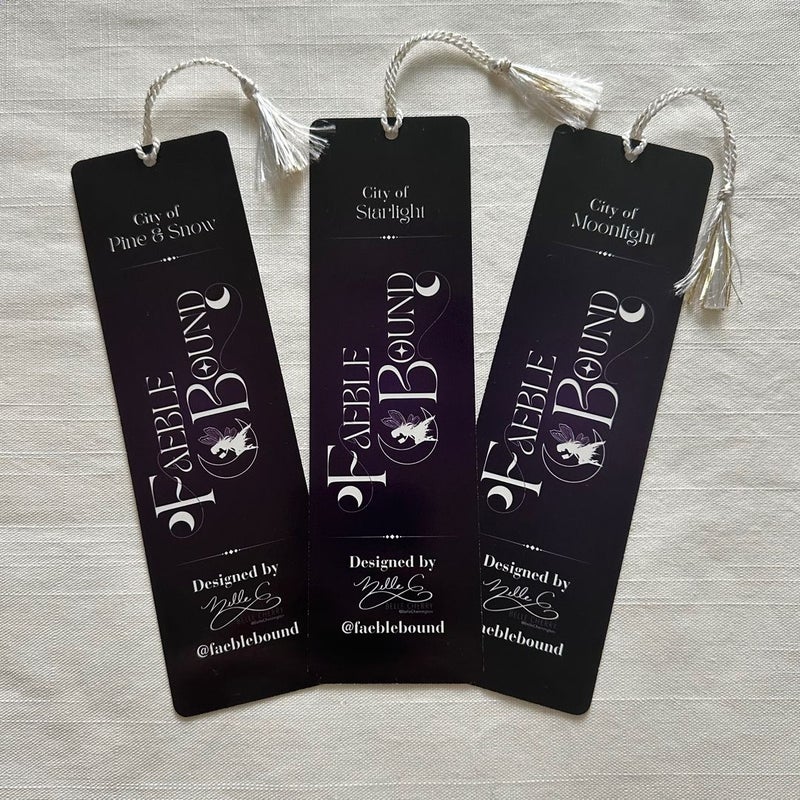 SJM Bookmarks - ACOTAR, Throne of Glass, & Crescent City