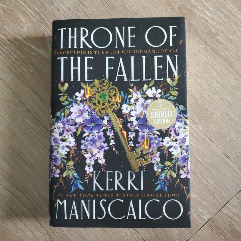 Throne of the Fallen SIGNED