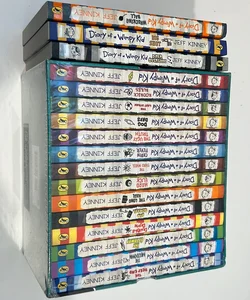 Diary of a Wimpy Kid Box of Books 1-14 Revised and duper overloaded,Big SHOT,wrecking Ball