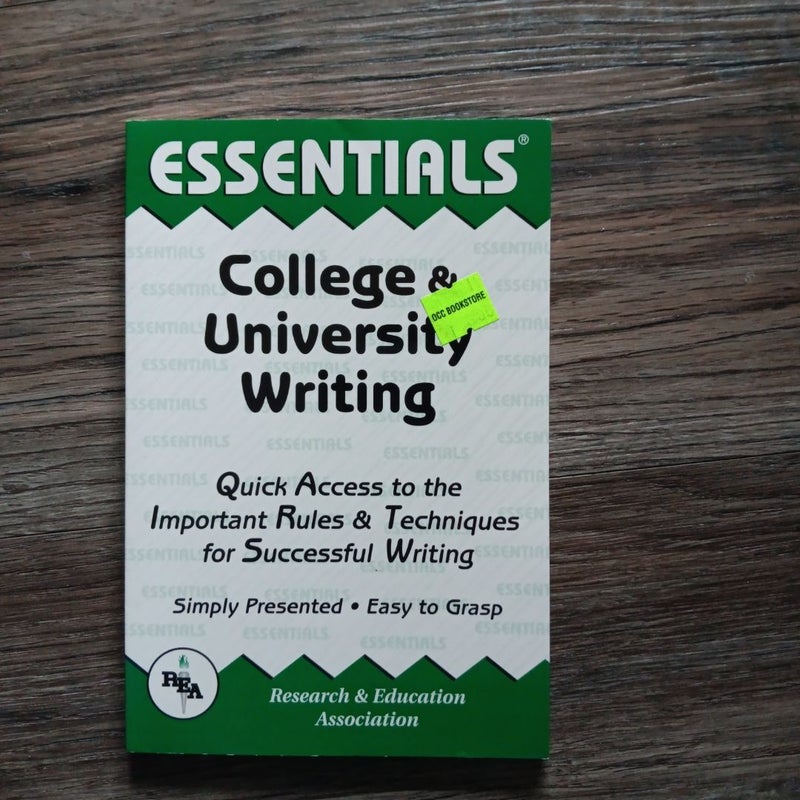 College and University Writing Essentials