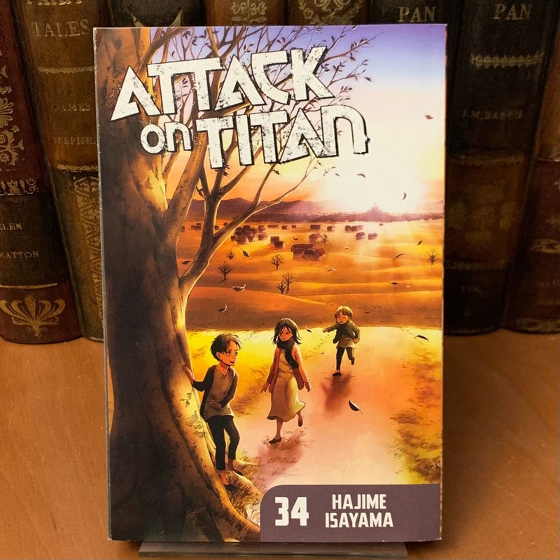 Attack on Titan 34: Barnes & Nobles Exclusive Alternate Art