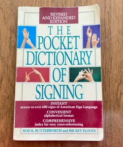 The Pocket Dictionary of Signing