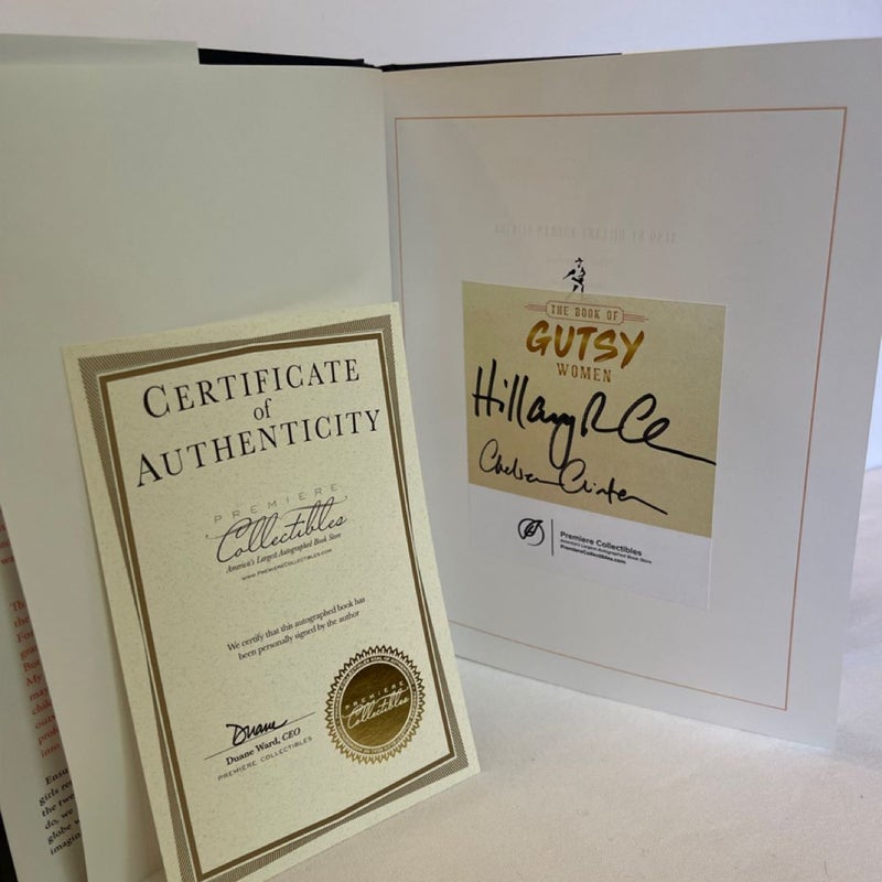 The Book of Gutsy Women SIGNED with CoA