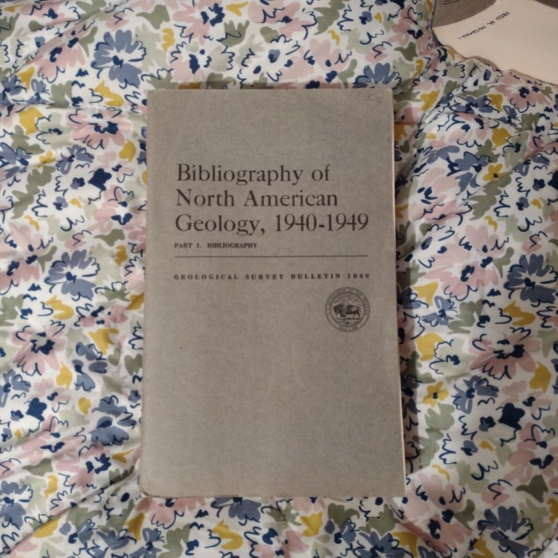 Bibliography of North American Geology