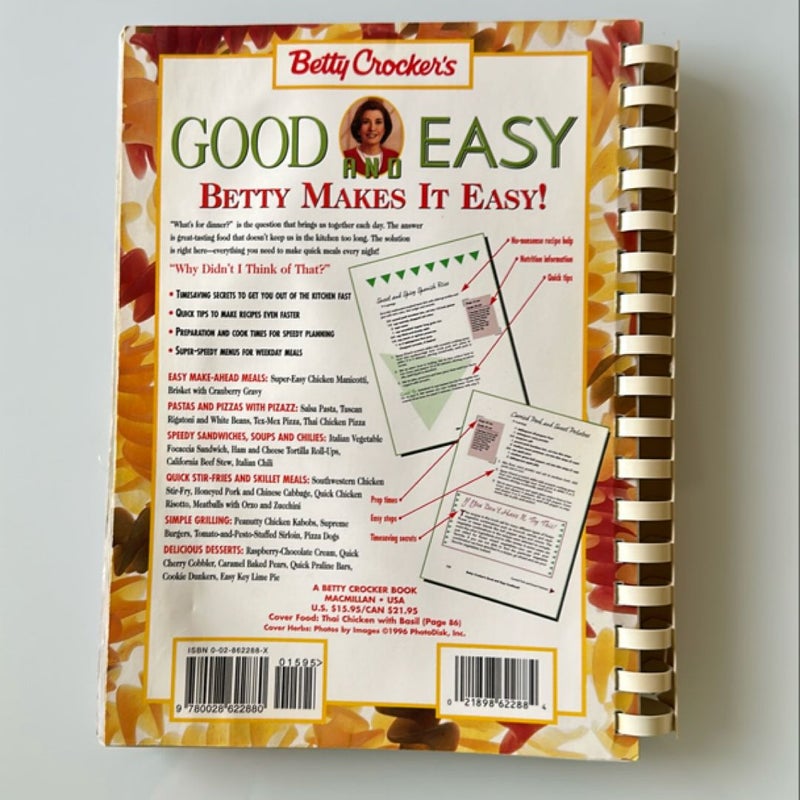 Betty Crocker's Good and Easy Cookbook