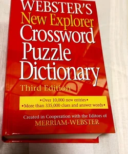 Webster's New Explorer Crossword Puzzle Dictionary, Third Edition