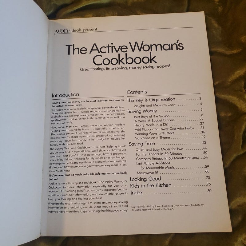 The Active Woman's Cookbook