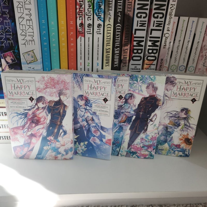 My Happy Marriage (manga) volumes 1-4 