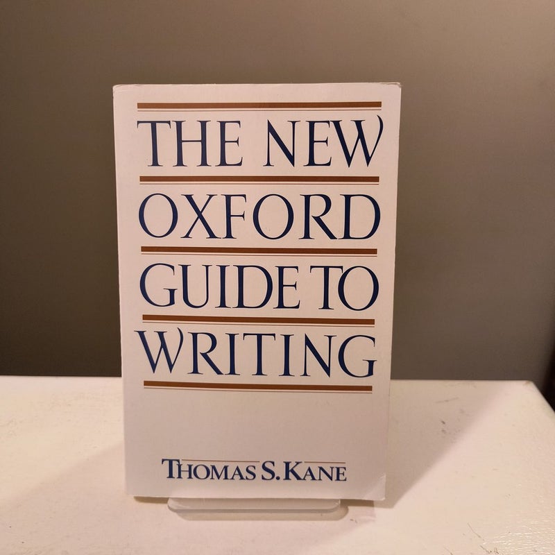 The New Oxford Guide to Writing