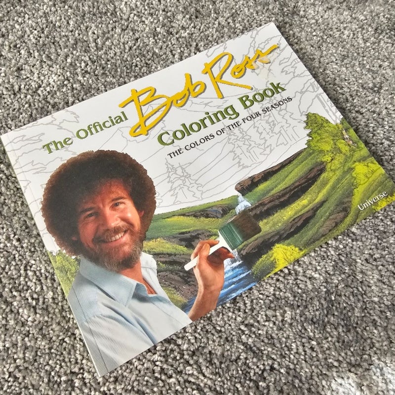 Official Bob Ross Colouring Book