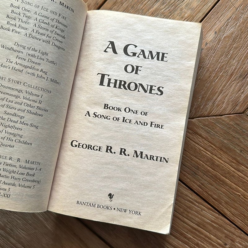 A Game of Thrones (HBO Tie-In Edition)