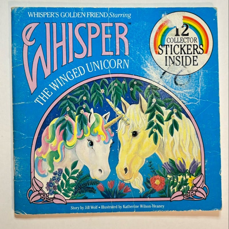 Whisper's Golden Friend Starring Whisper the Winged Unicorn