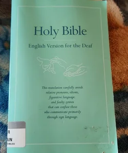 Holy Bible English Version for the Deaf