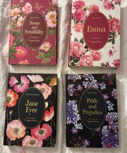 Classical collection, illustrated edition: Emma, Sense and Sensibility, Pride and Prejudice, Jane Eyre 