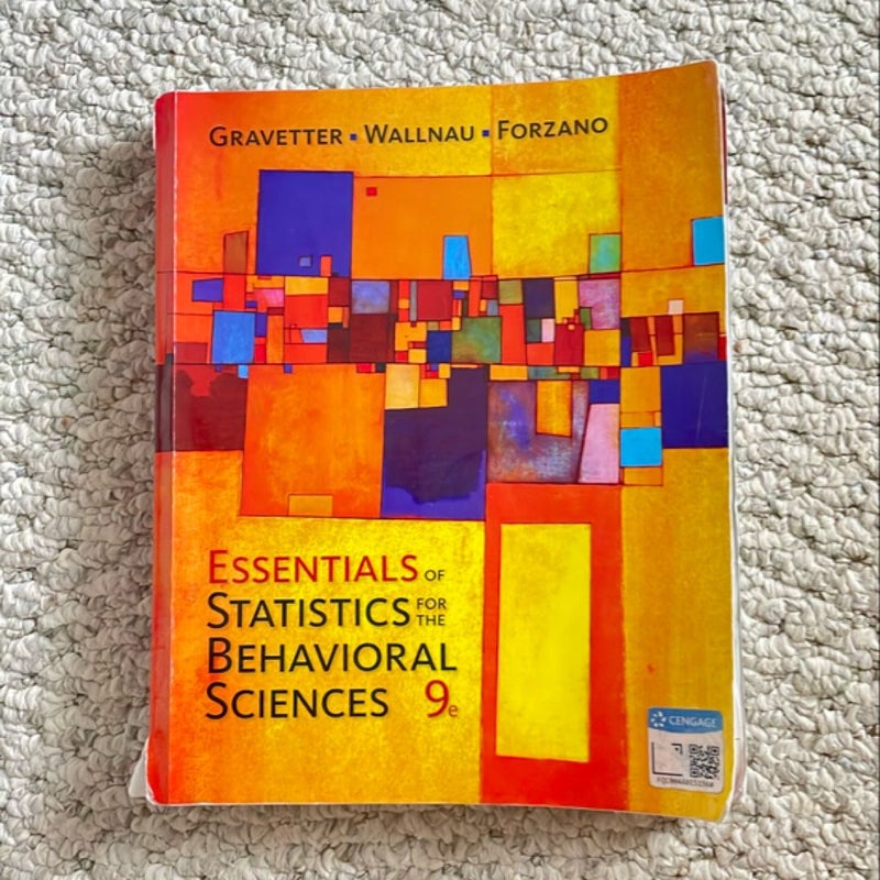 Essentials of Statistics for the Behavioral Sciences