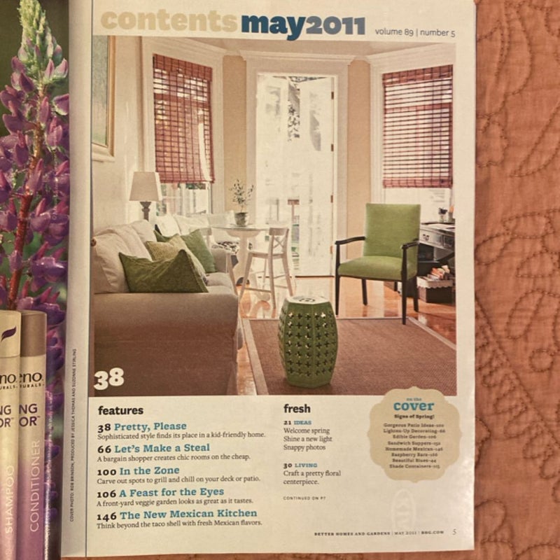 Better Homes and Gardens Magazine (May 2011)