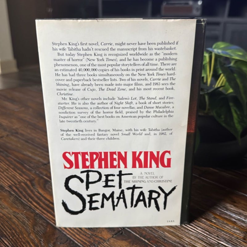 Pet Sematary - 1st Edition Book Club Edition - Doubleday Press