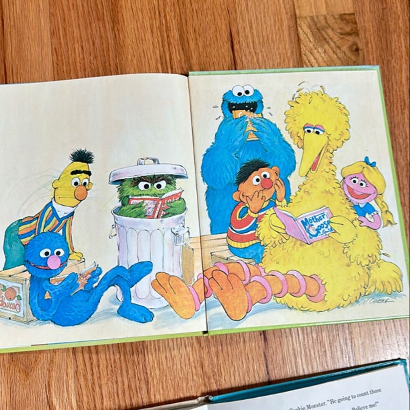 Lot of 4 Sesame Street Books
