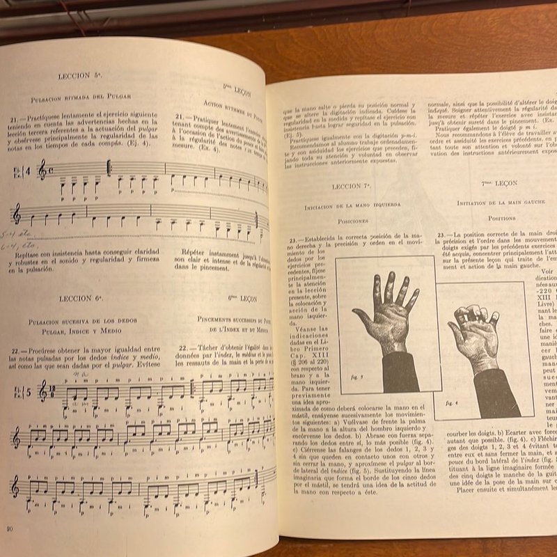Méthode De Guitare Emilio Pujol - Escuela Razonada De La Guitarra Libro Tercero - 1954