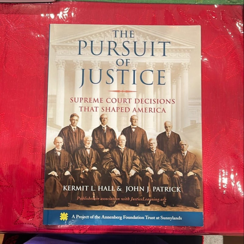 The Pursuit of Justice