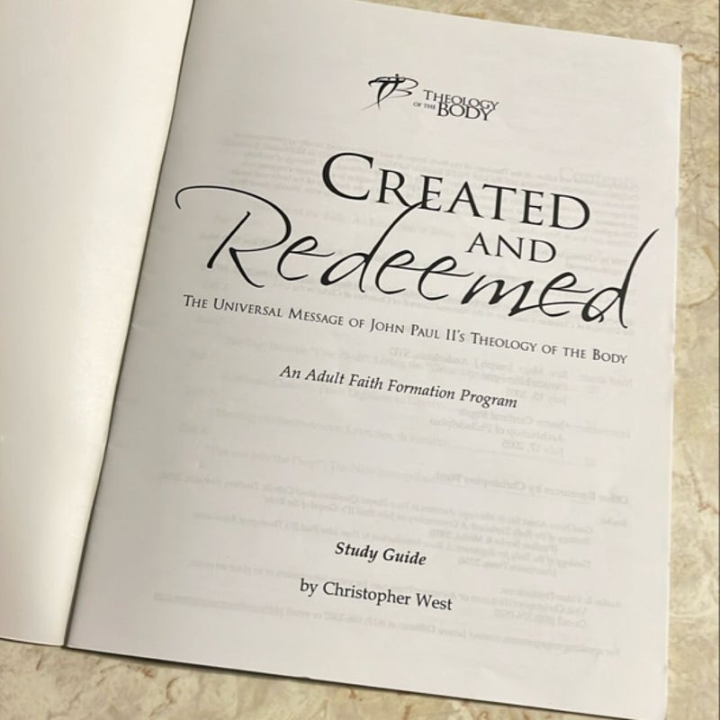 Created and Redeemed