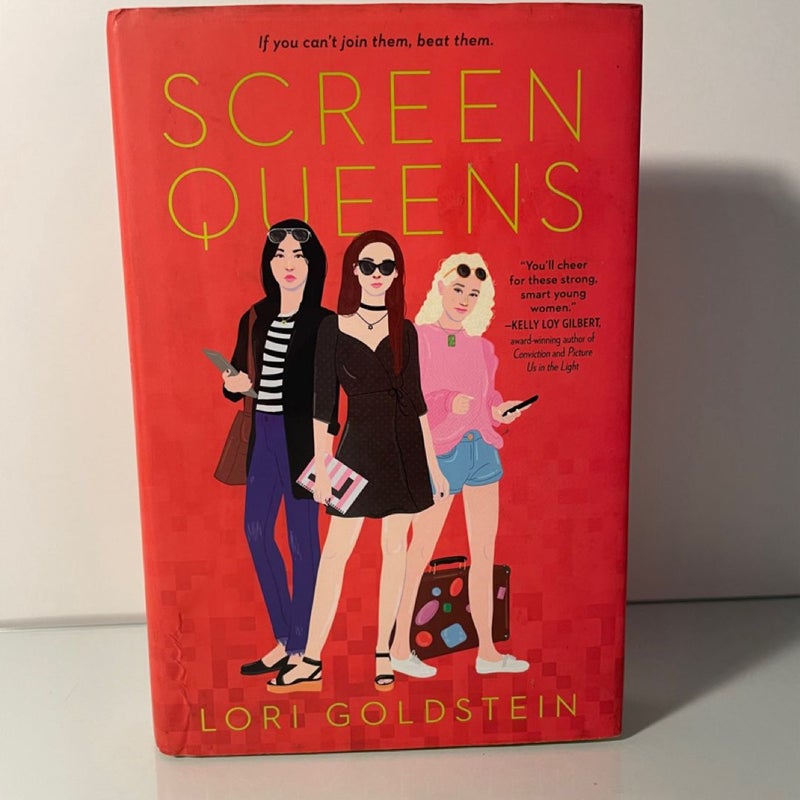 Screen Queens by Lori Goldstein 2019 First Edition Hardcover Young Adult Fiction