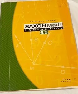 Saxon Math 6/5