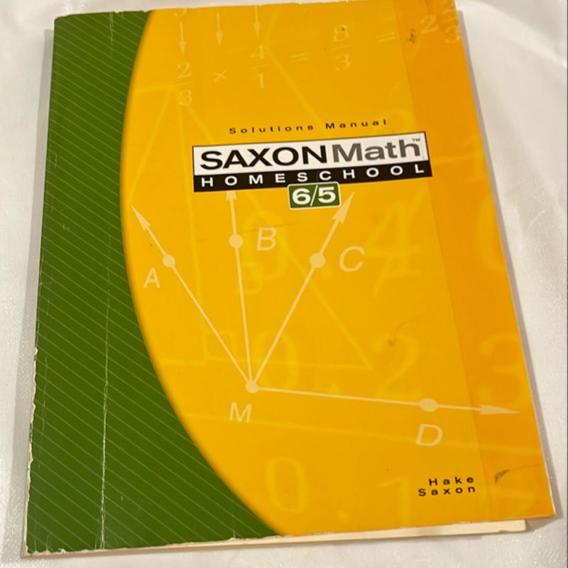 Saxon Math 6/5