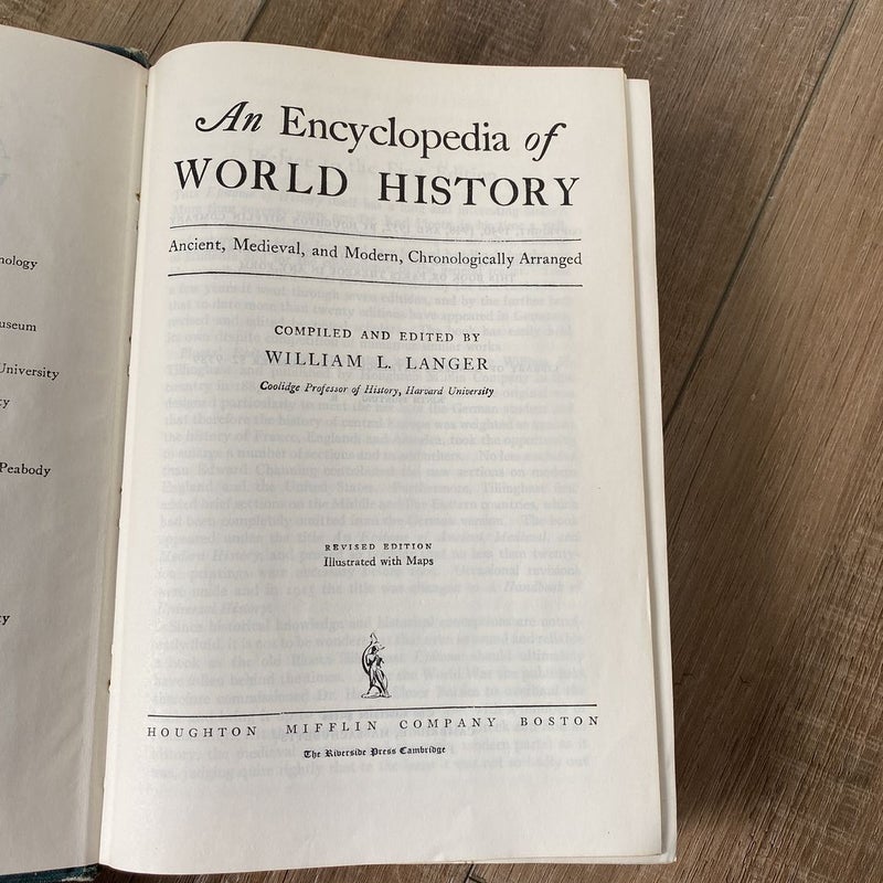 An Encyclopedia of World History