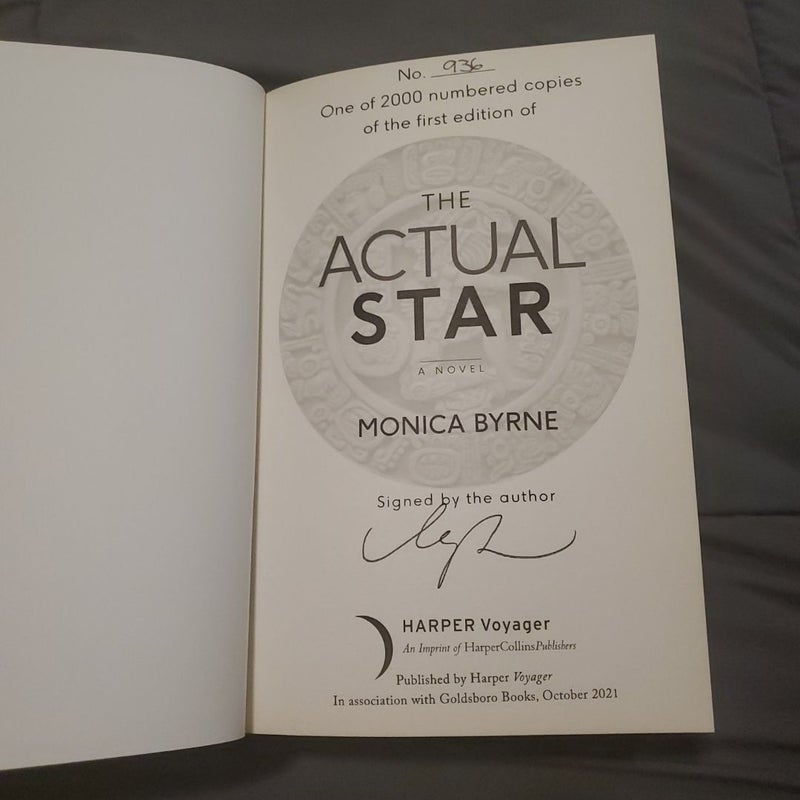 The Actual Star SIGNED