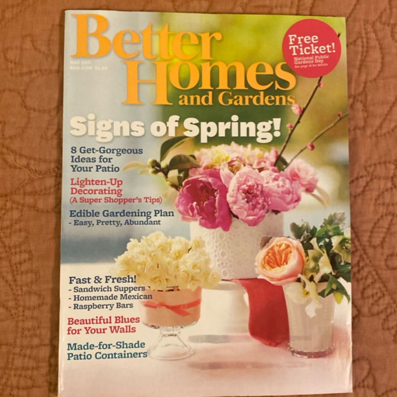 Better Homes and Gardens Magazine (May 2011)